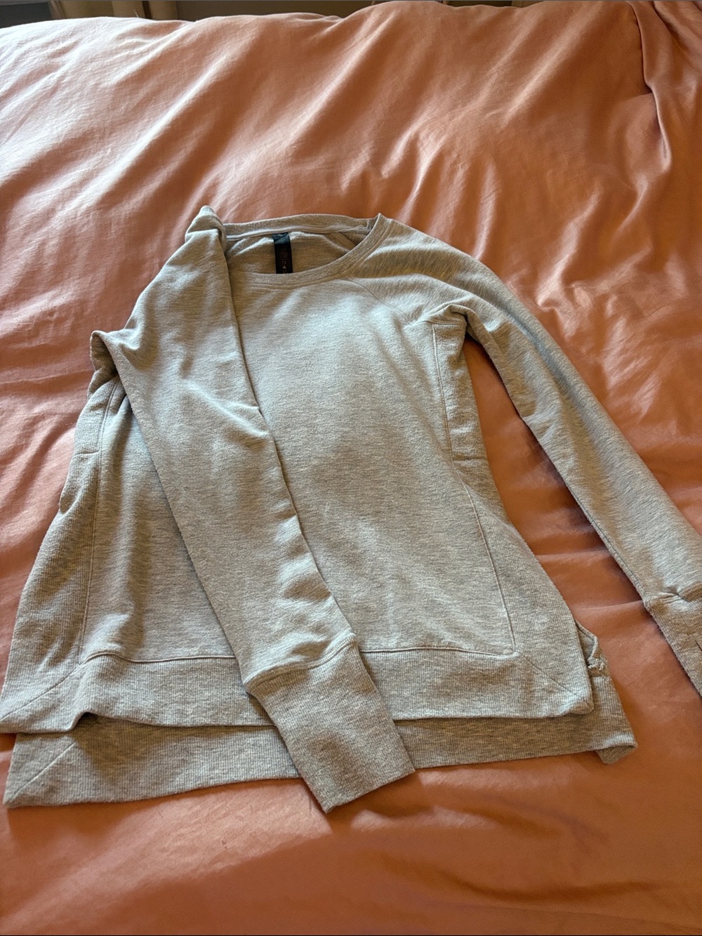 Yogalicious Light Gray Crewneck Sweatshirt